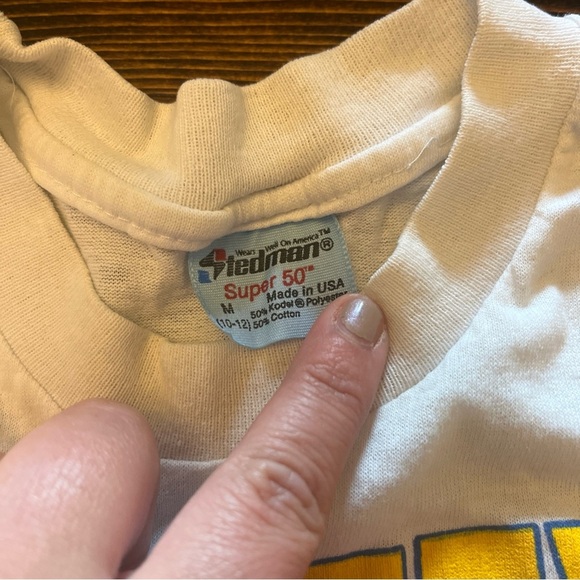 Vintage 1990's Ken Griffey Jr. Seattle Mariners Cartoon T-Shirt Sz. M (10-12) - Picture 3 of 7